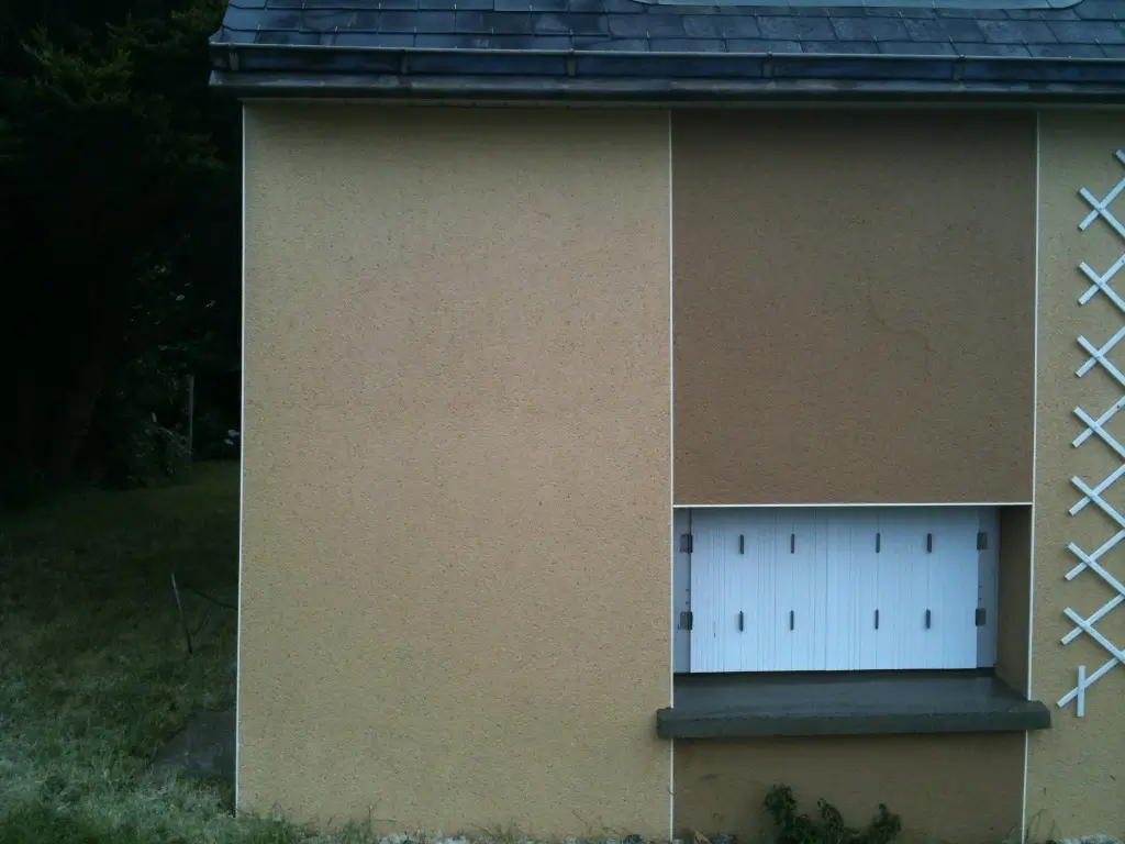 Façade après démoussage - Douarnenez